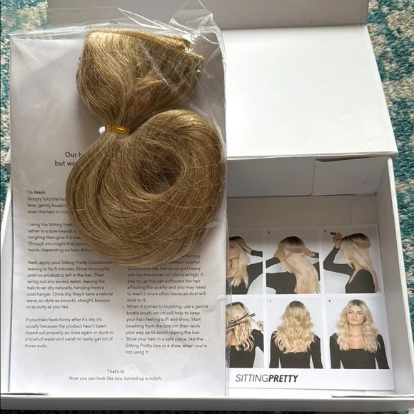 Sitting Pretty 16” Beige Blonde Halo - Picture 1 of 4